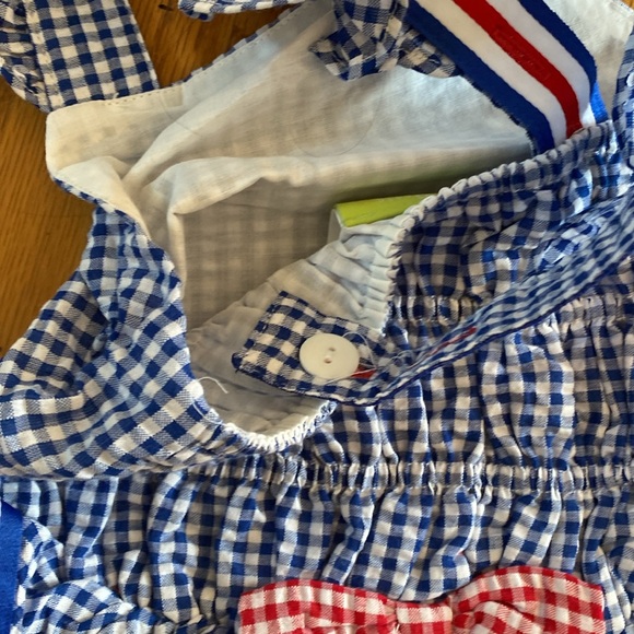 NWT Classic Whimsy Red White and Blue one piece | Size 4T - Picture 5 of 8